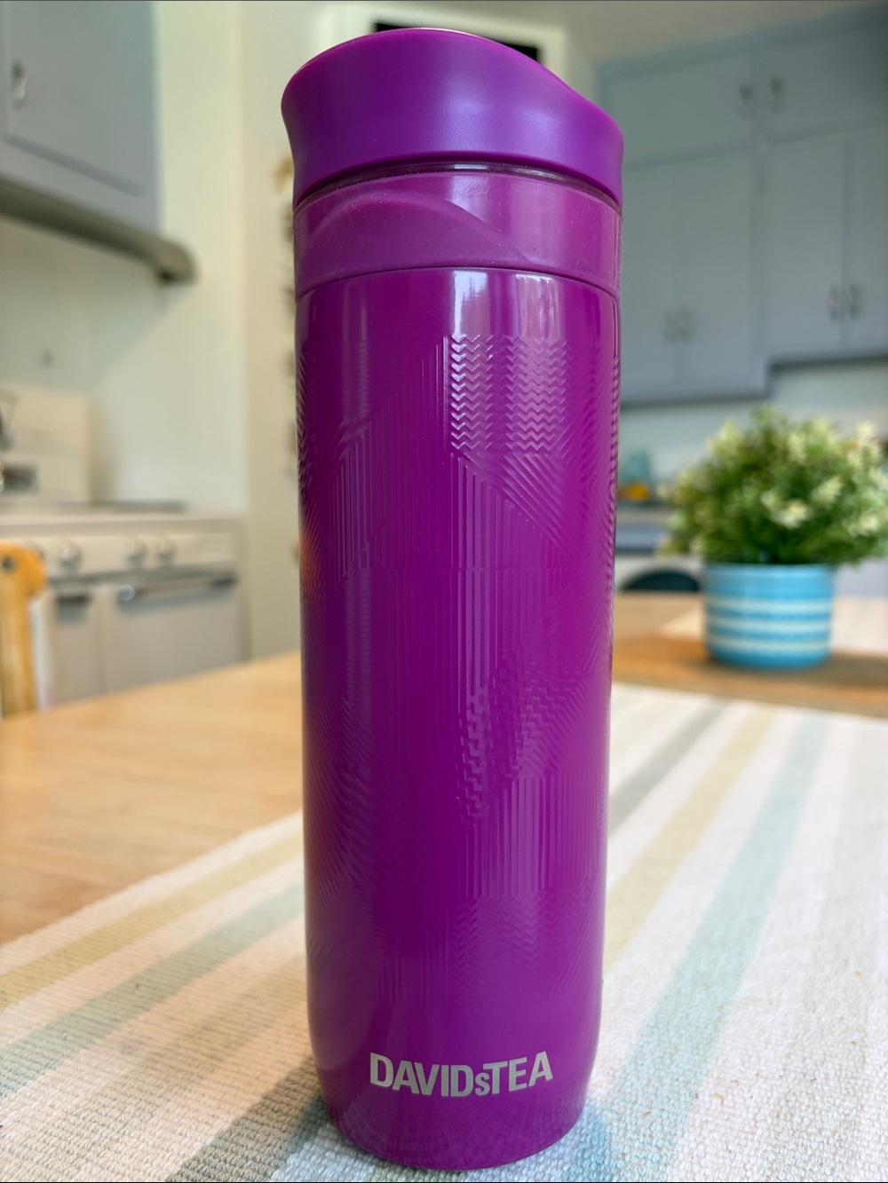 Davids Tea Press Mosaic Deep Violet